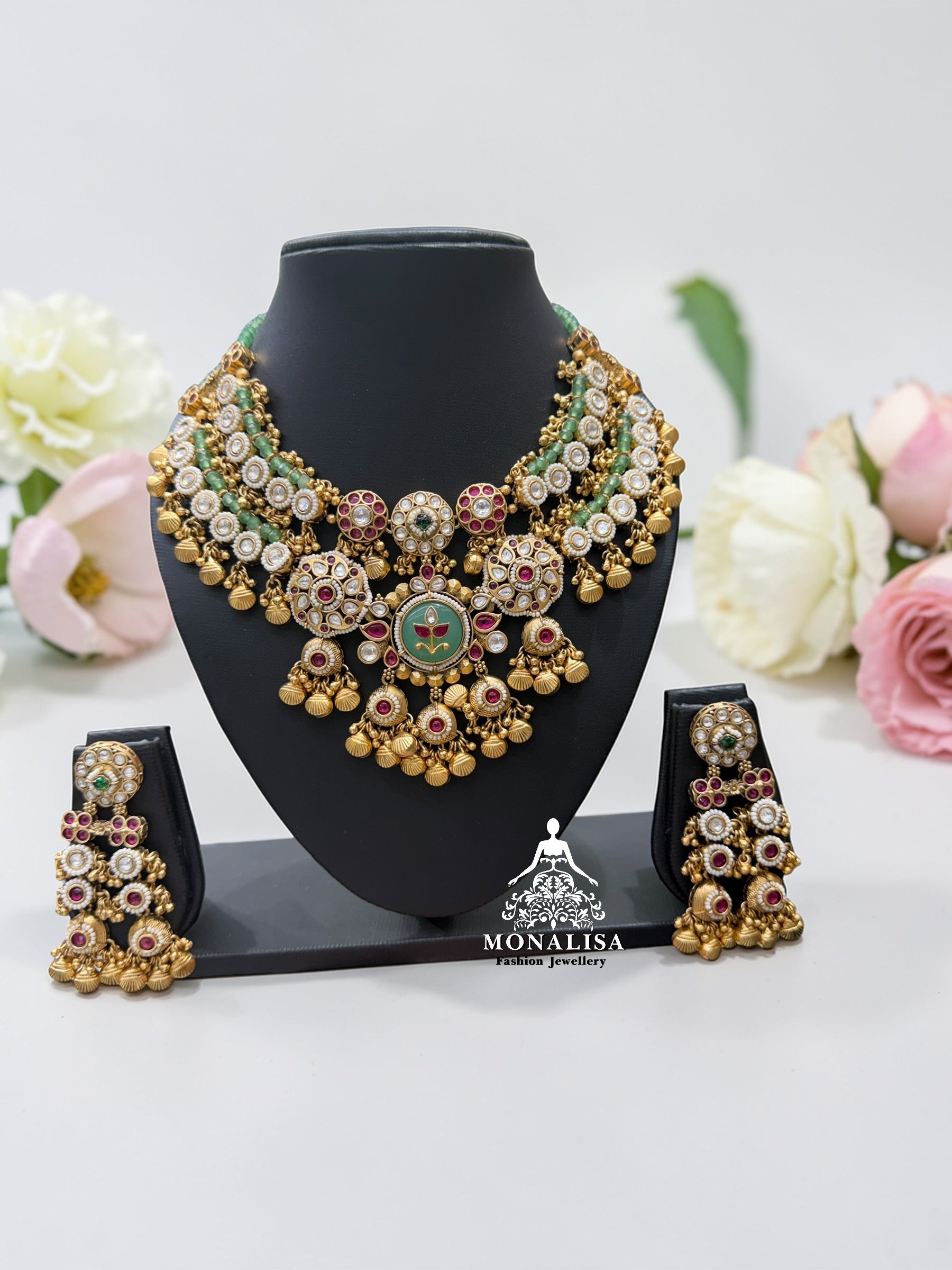 Satki Antique designer Necklace Set