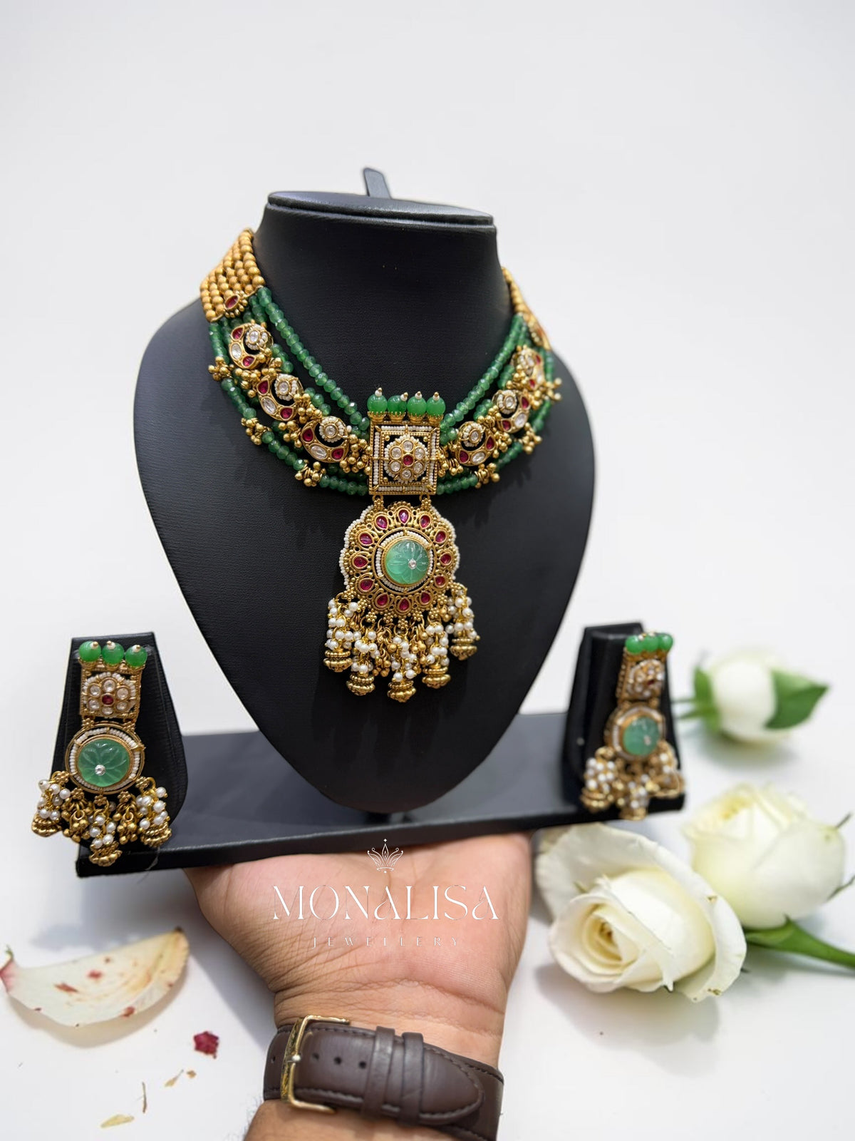 Ridya Antique Designer Necklace Set