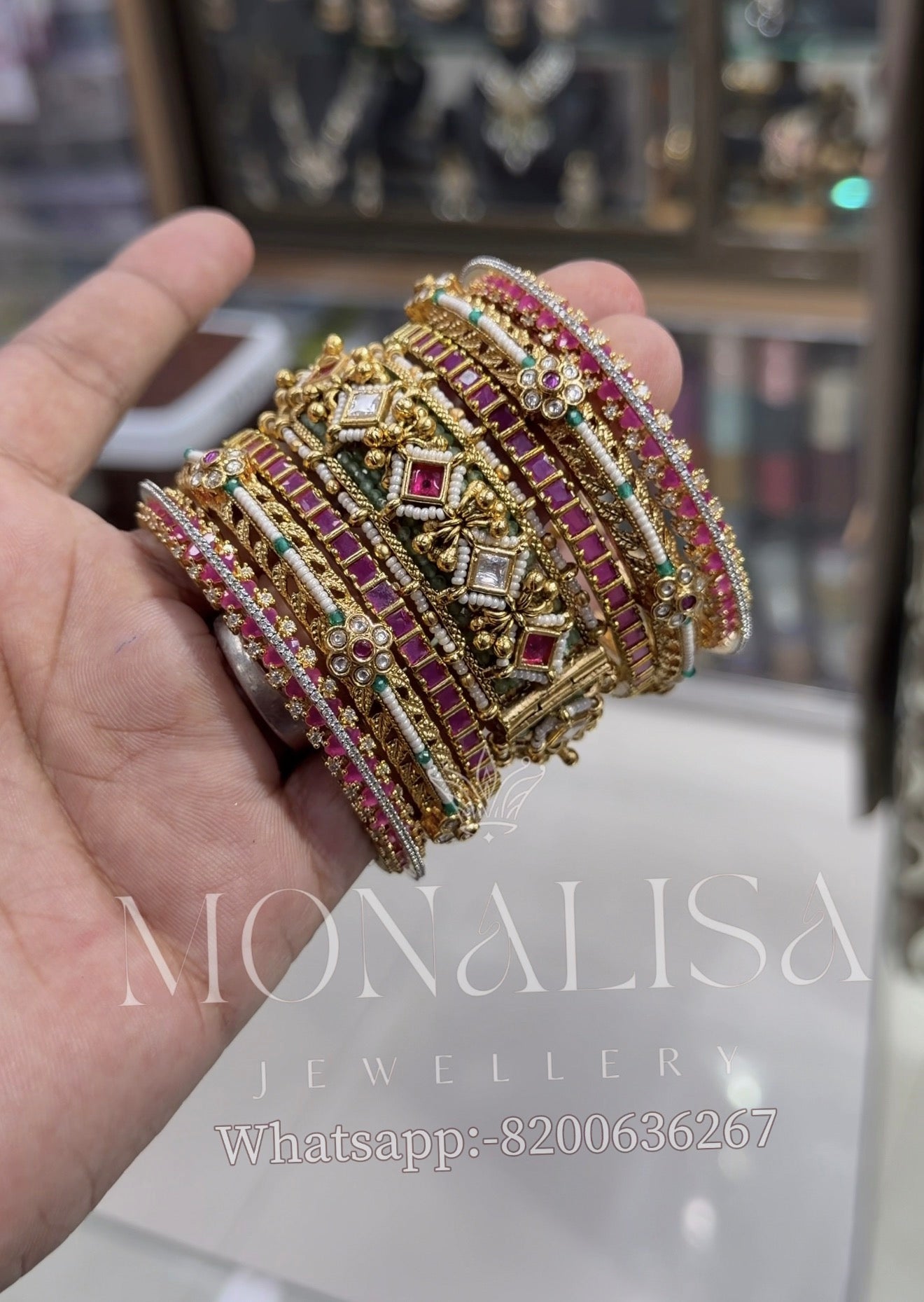 Maya Antique Designer Bangles set