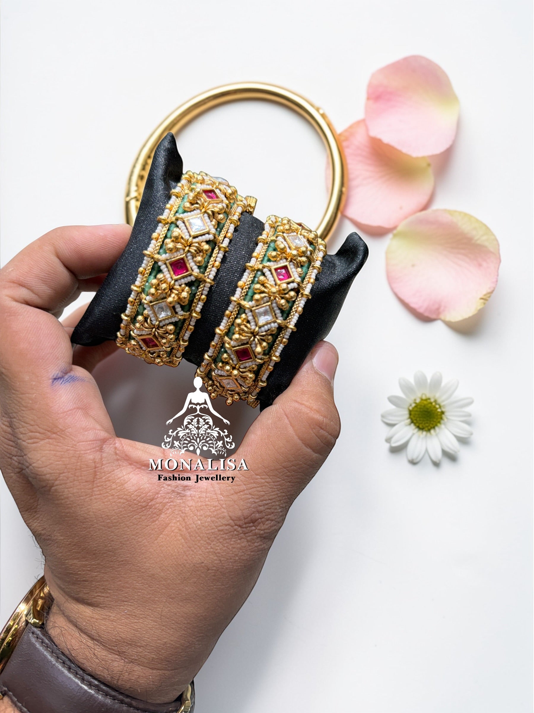 Ajvika Antique Designer Bangles