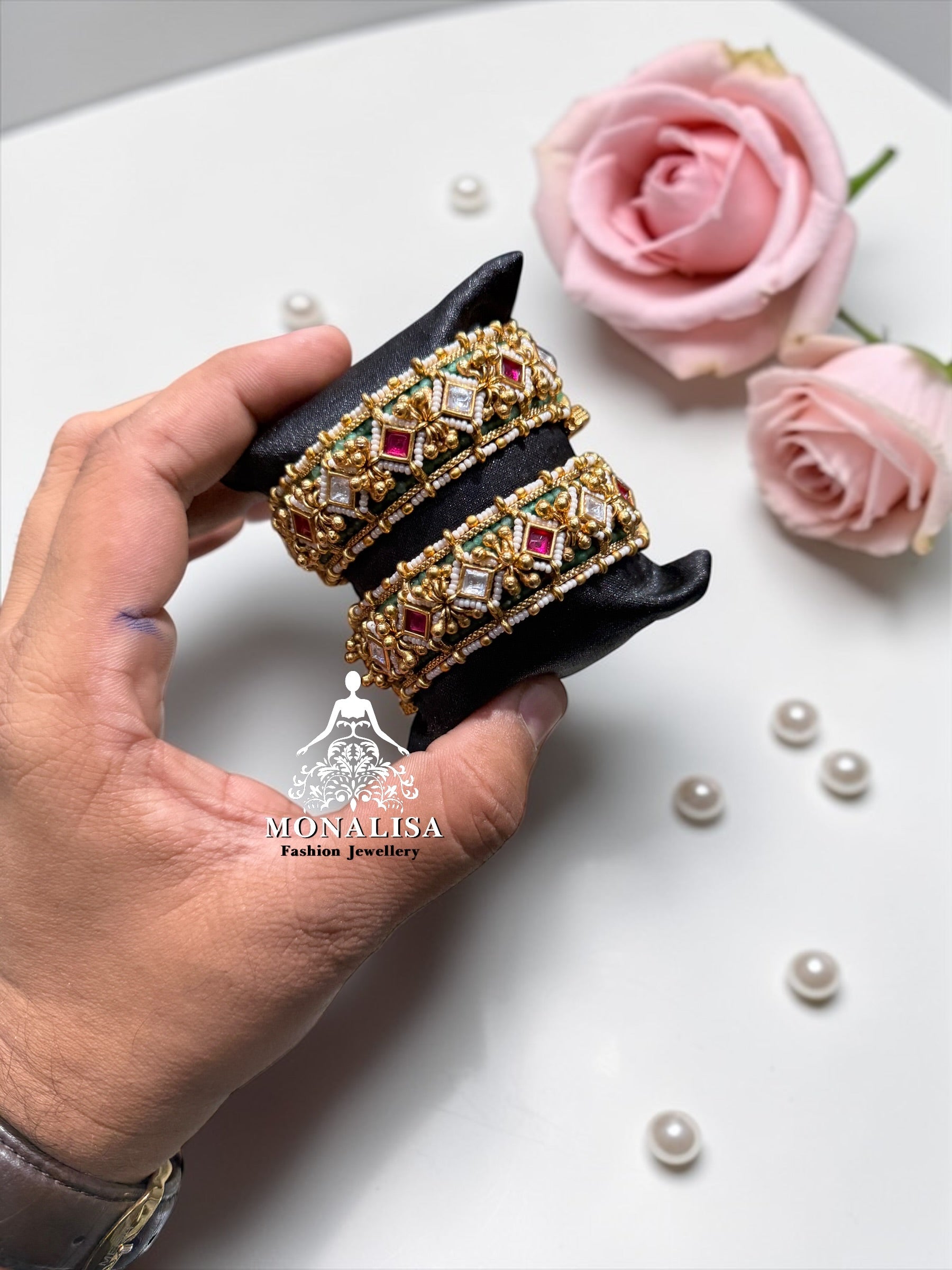 Ajvika Antique Designer Bangles