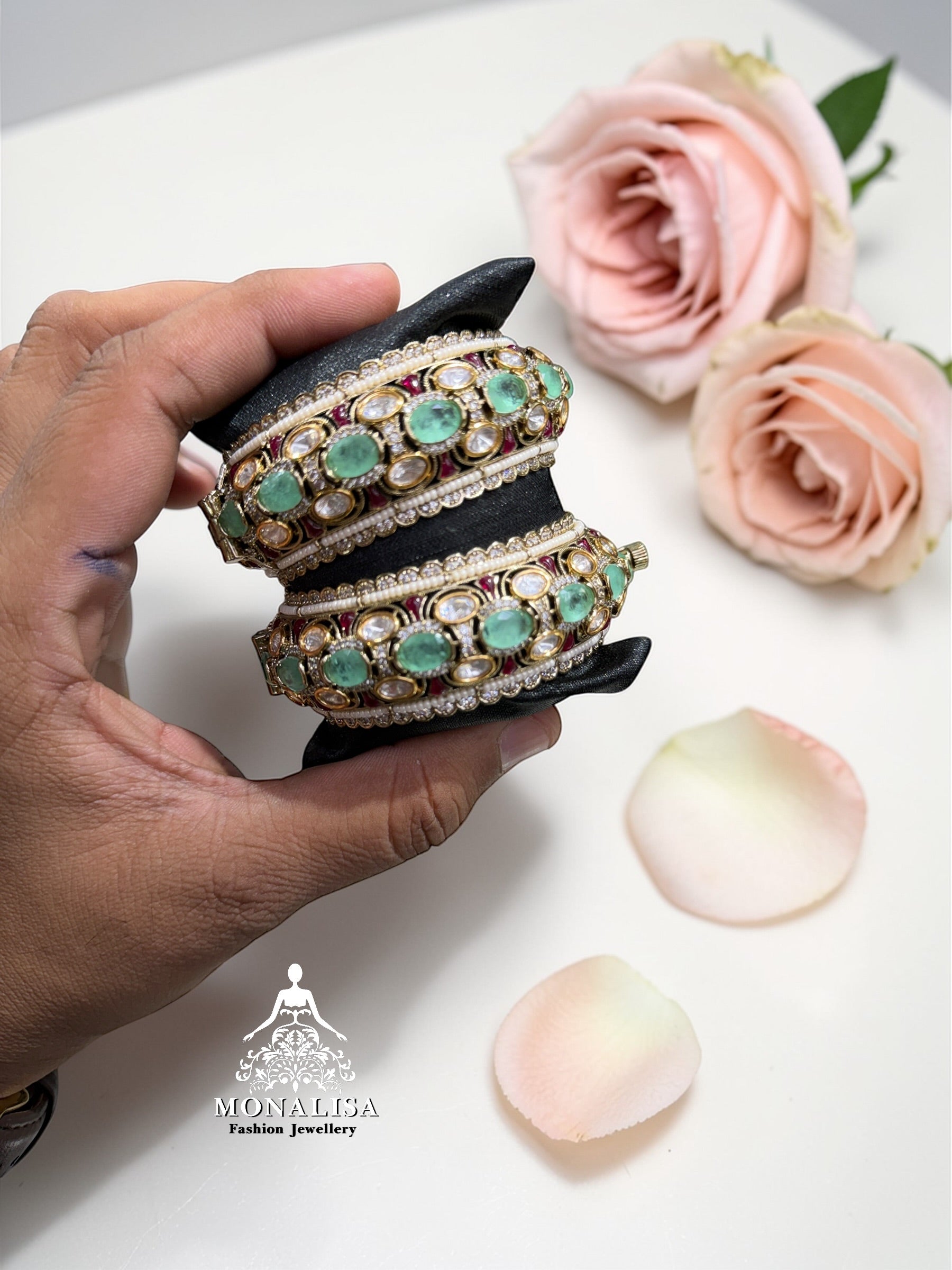 Sanvika polki Designer Bangles