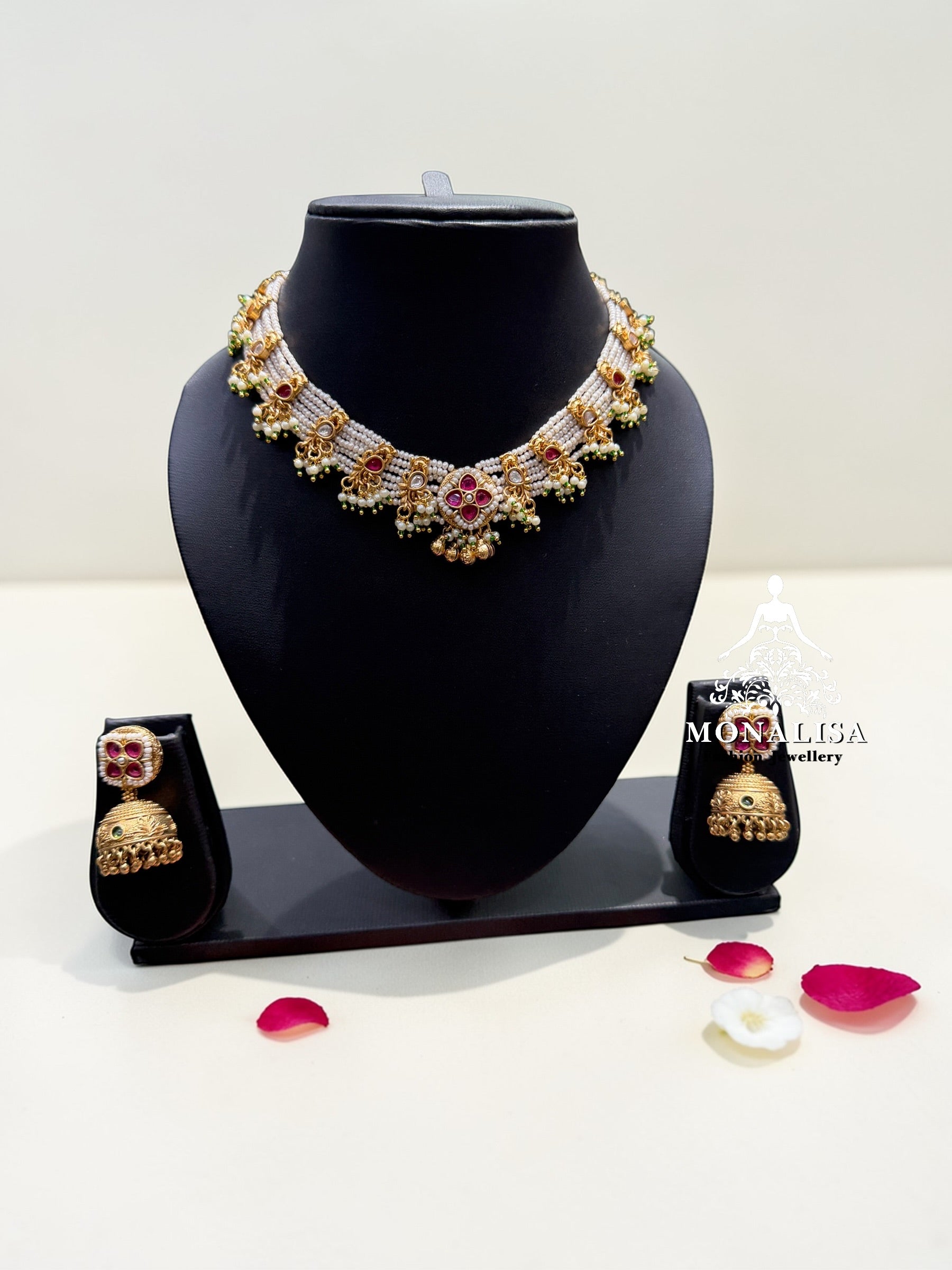 Rutraz Antique Designer Necklace Set