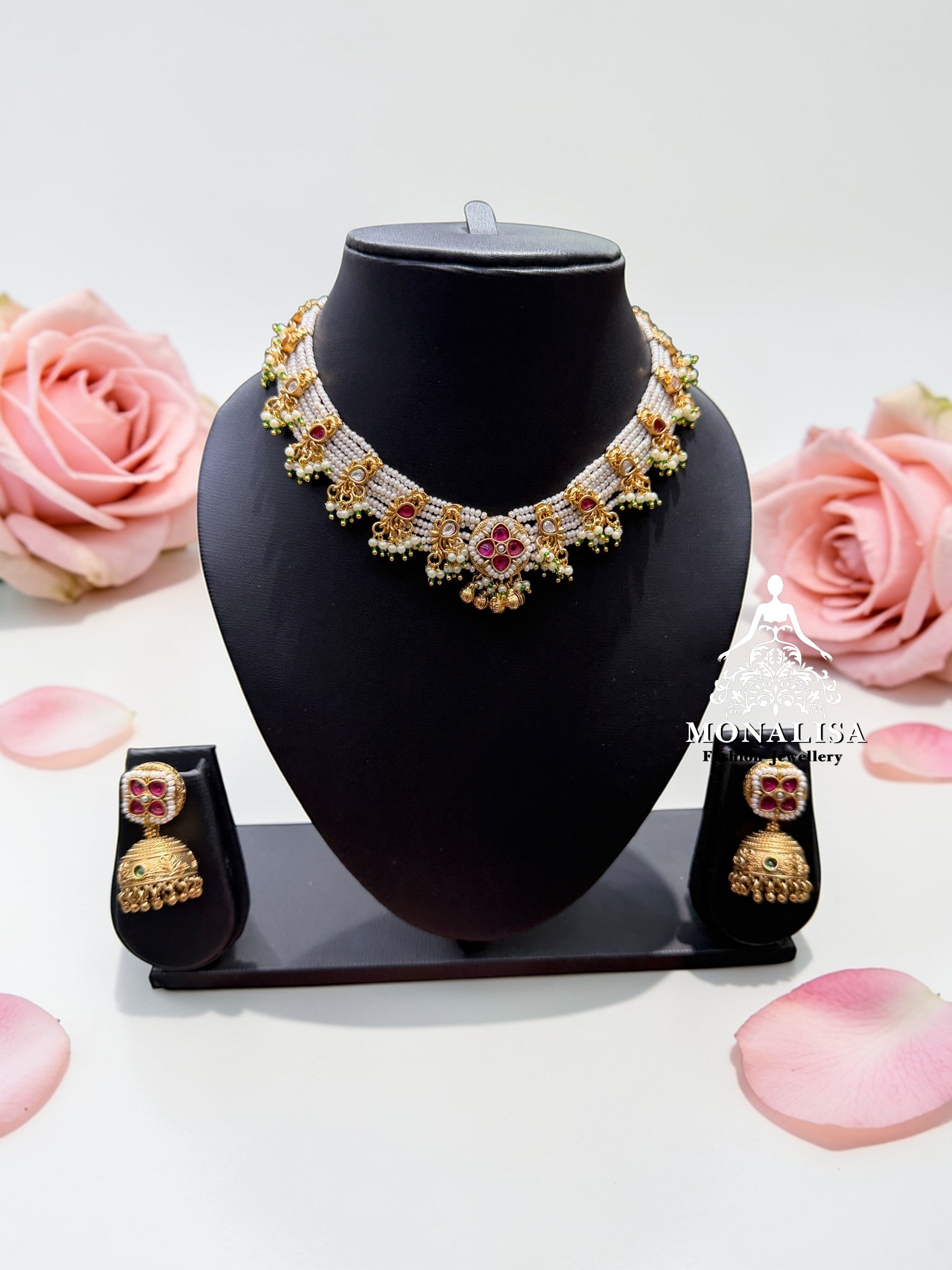 Rutraz Antique Designer Necklace Set