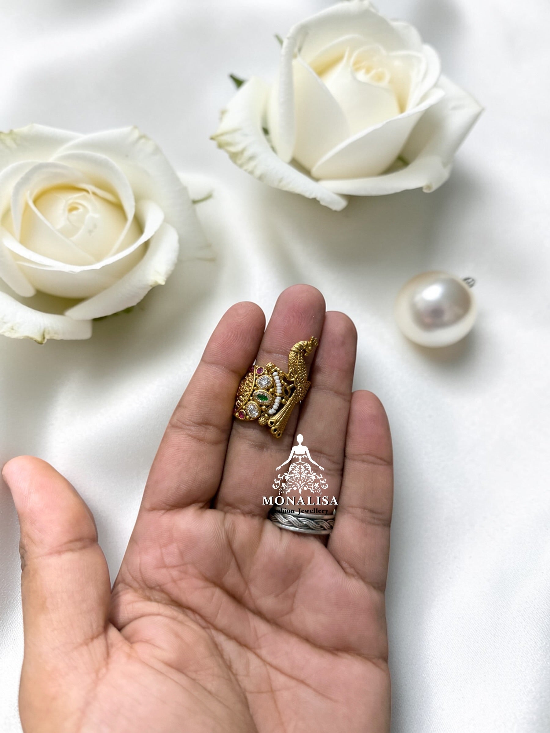 Moriya  Adjustable Antique Designer Ring