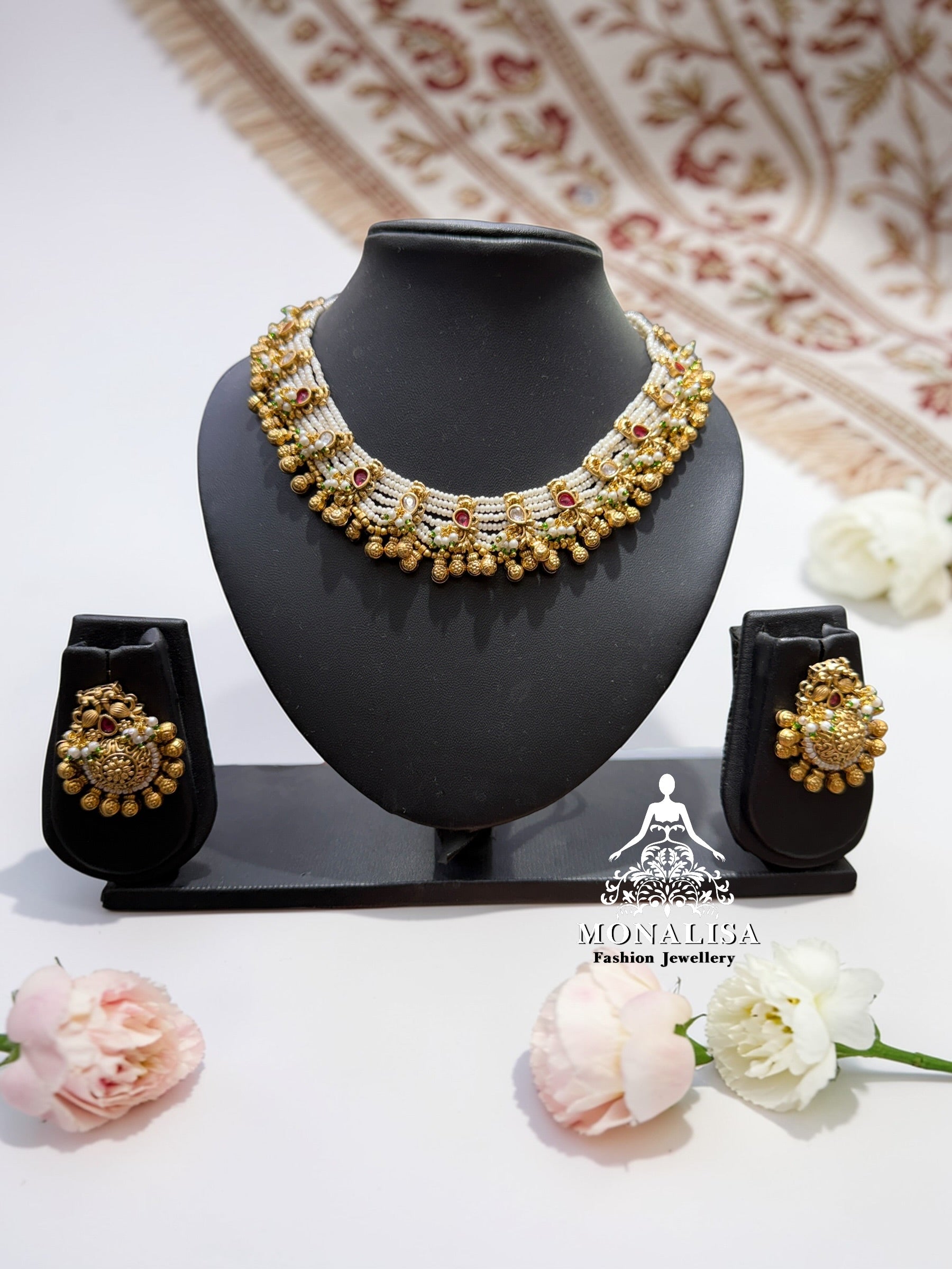 Motisa Antique Designer Necklace Set