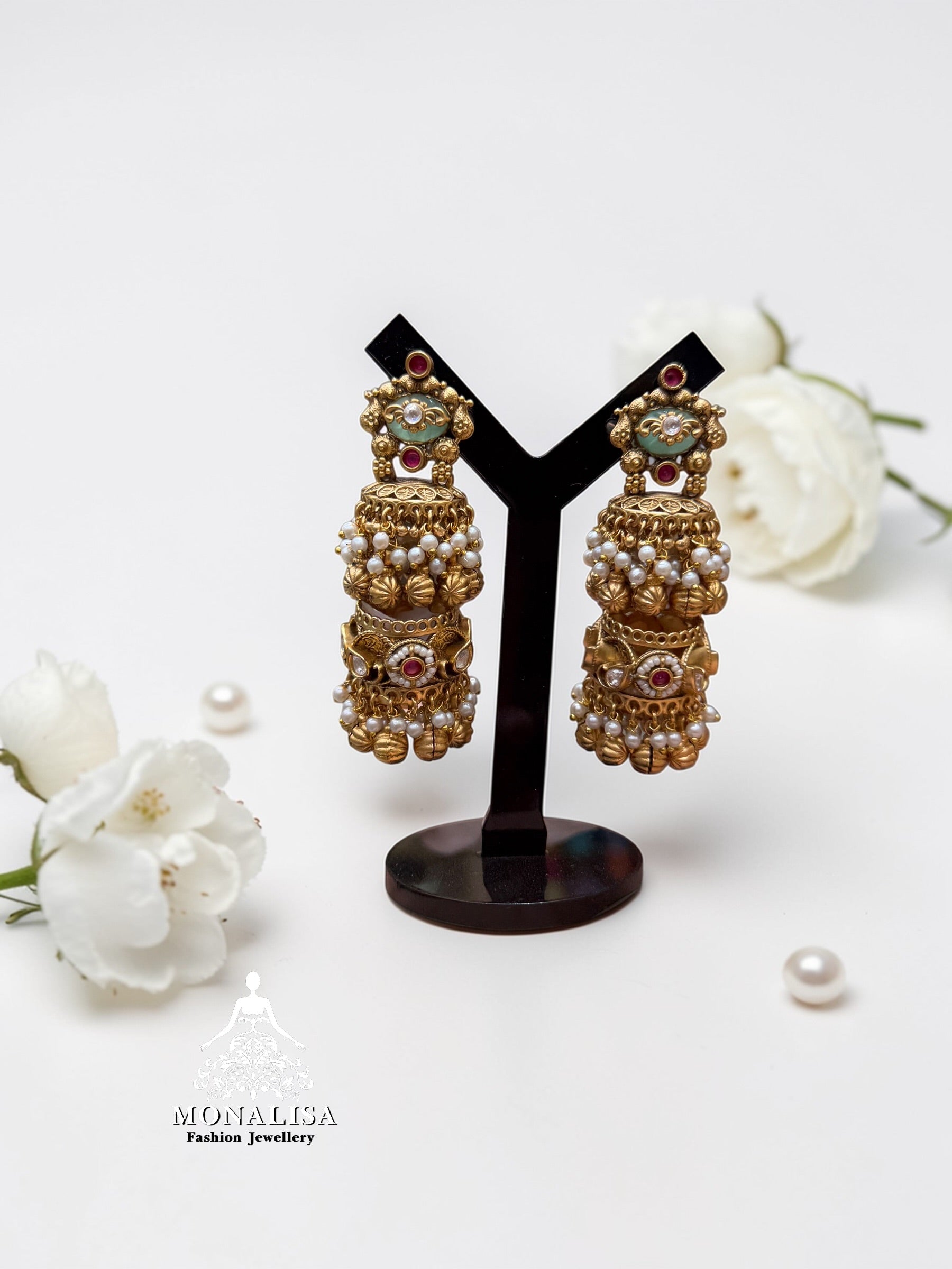 Siasa Antique Desinger Jhumka