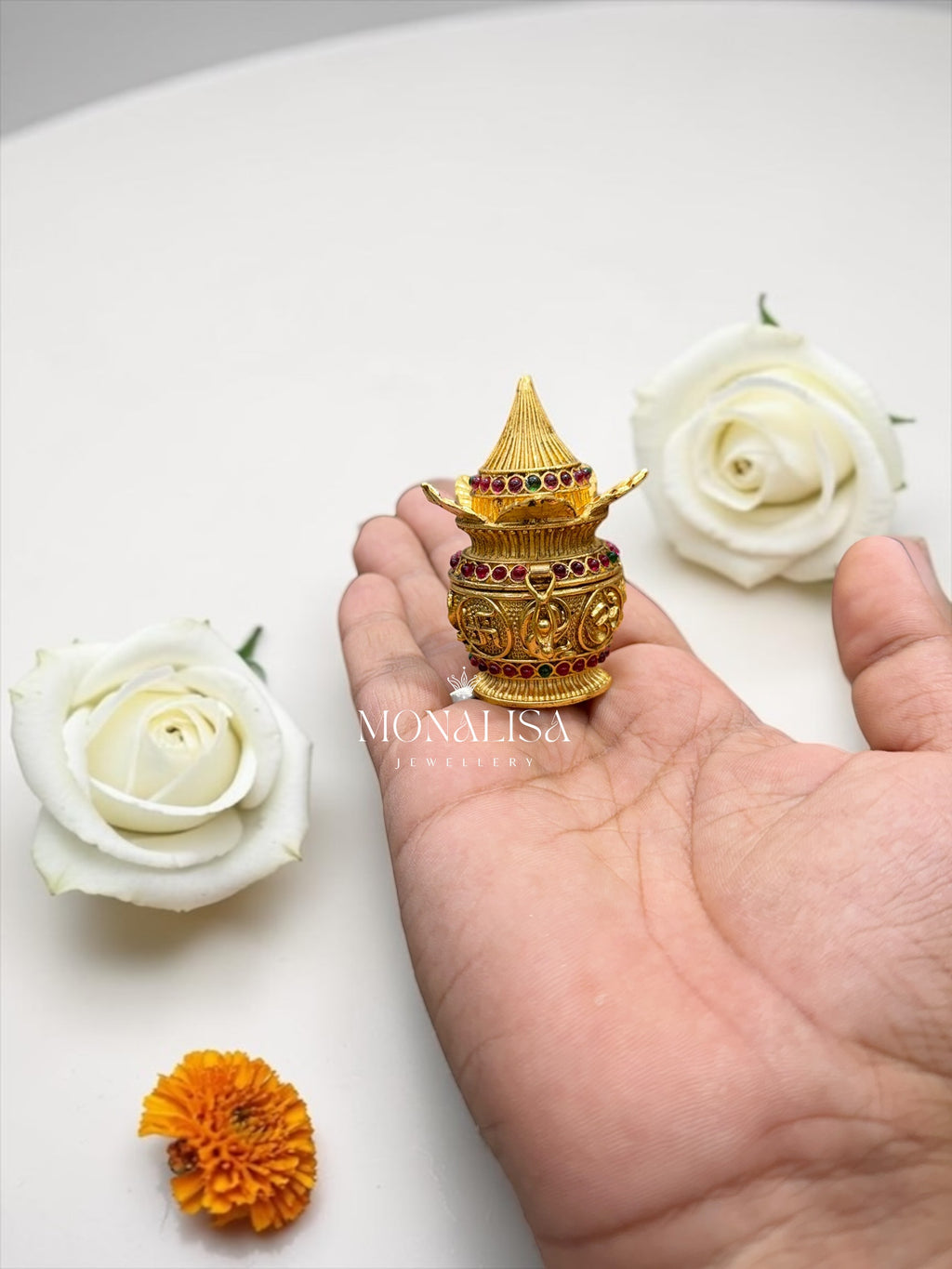 Kalash Temple Antique Designer kumkum box