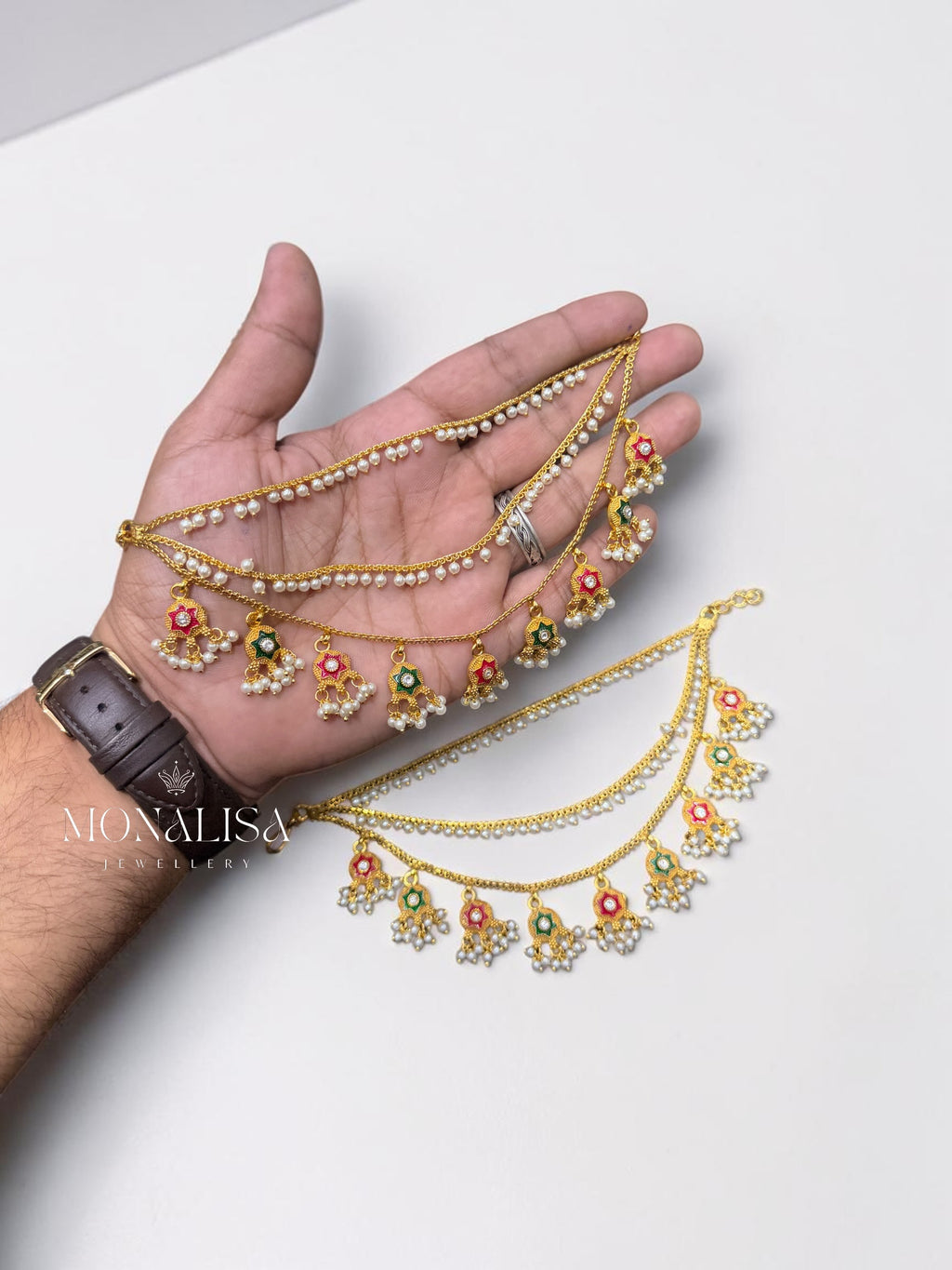 Bawri Antique Designer Earchain