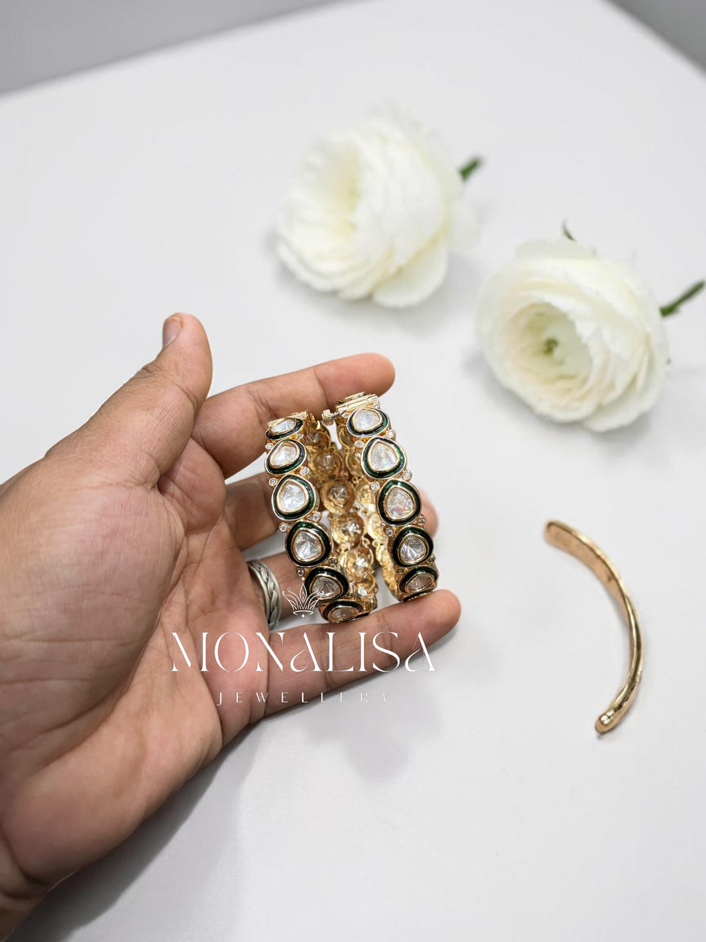 Maytri Polki Designer Bangles