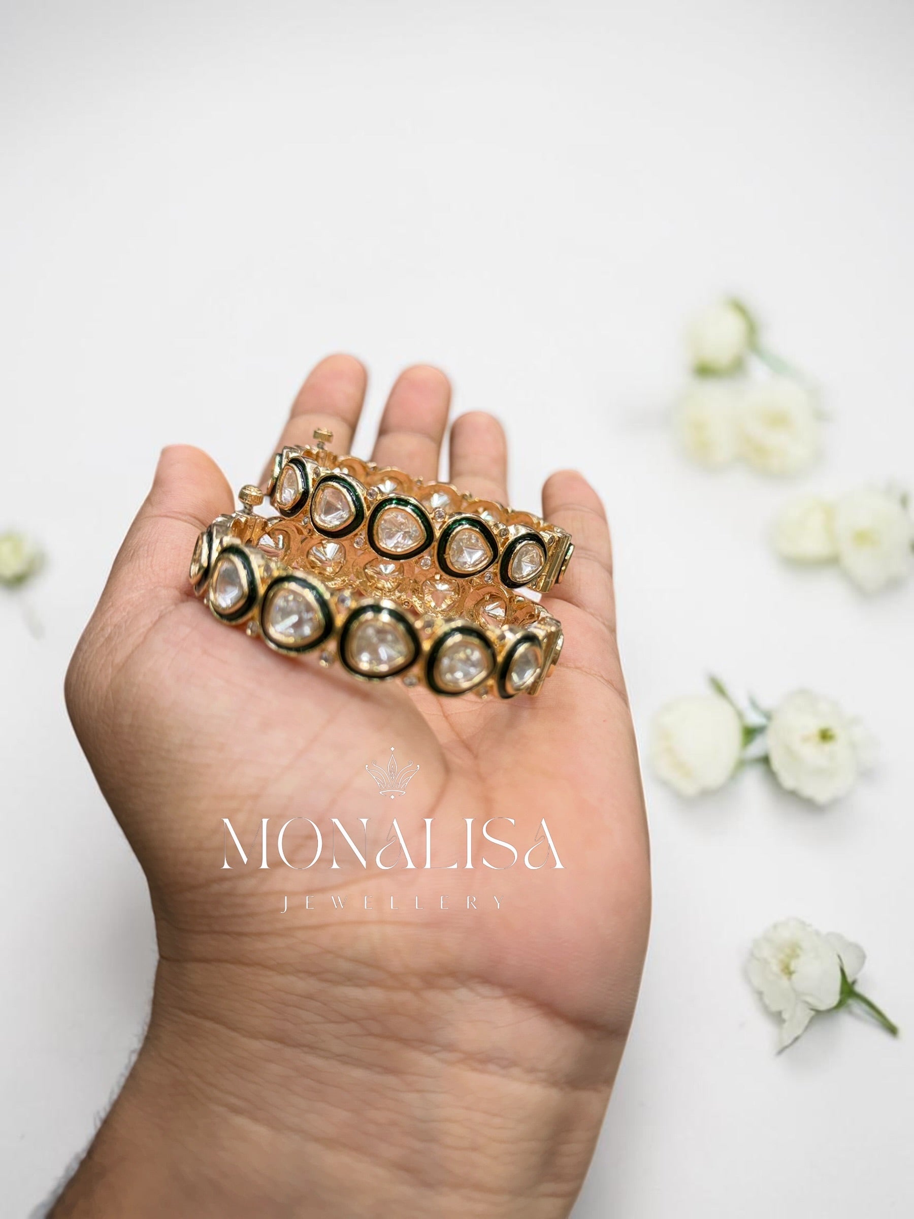 Maytri Polki Designer Bangles