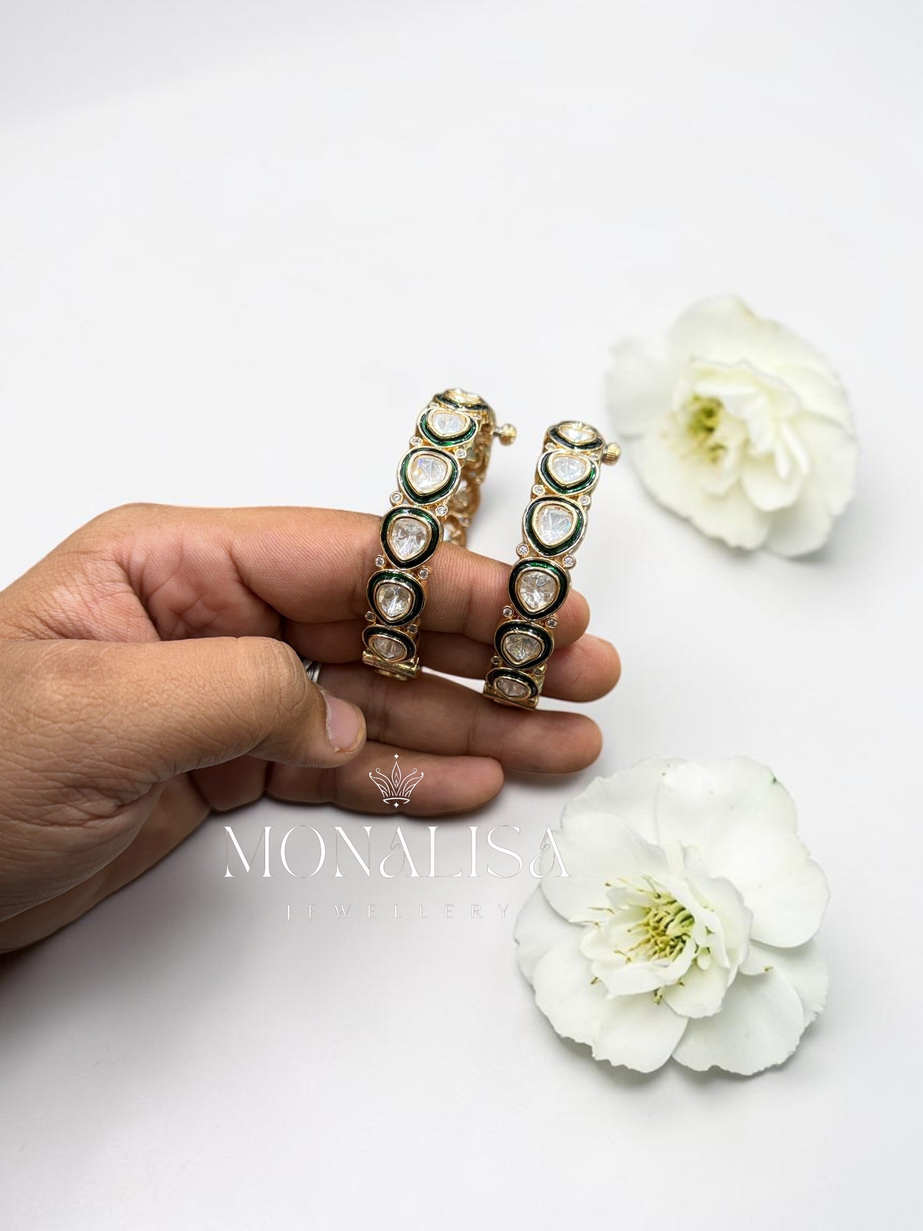Maytri Polki Designer Bangles