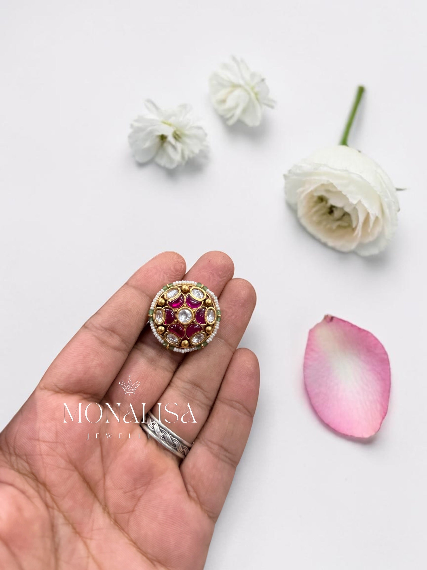 Gayatri  Antique Designer Ring