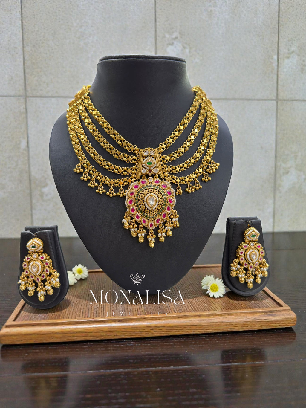 Dipsi Chandan Antique Designer Necklace Set