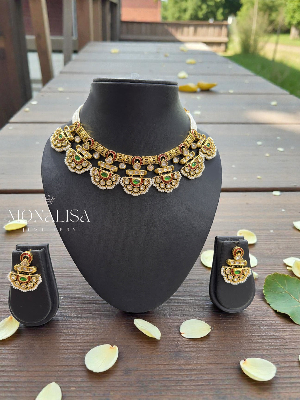 Trishaya Antique Designer Necklace Set