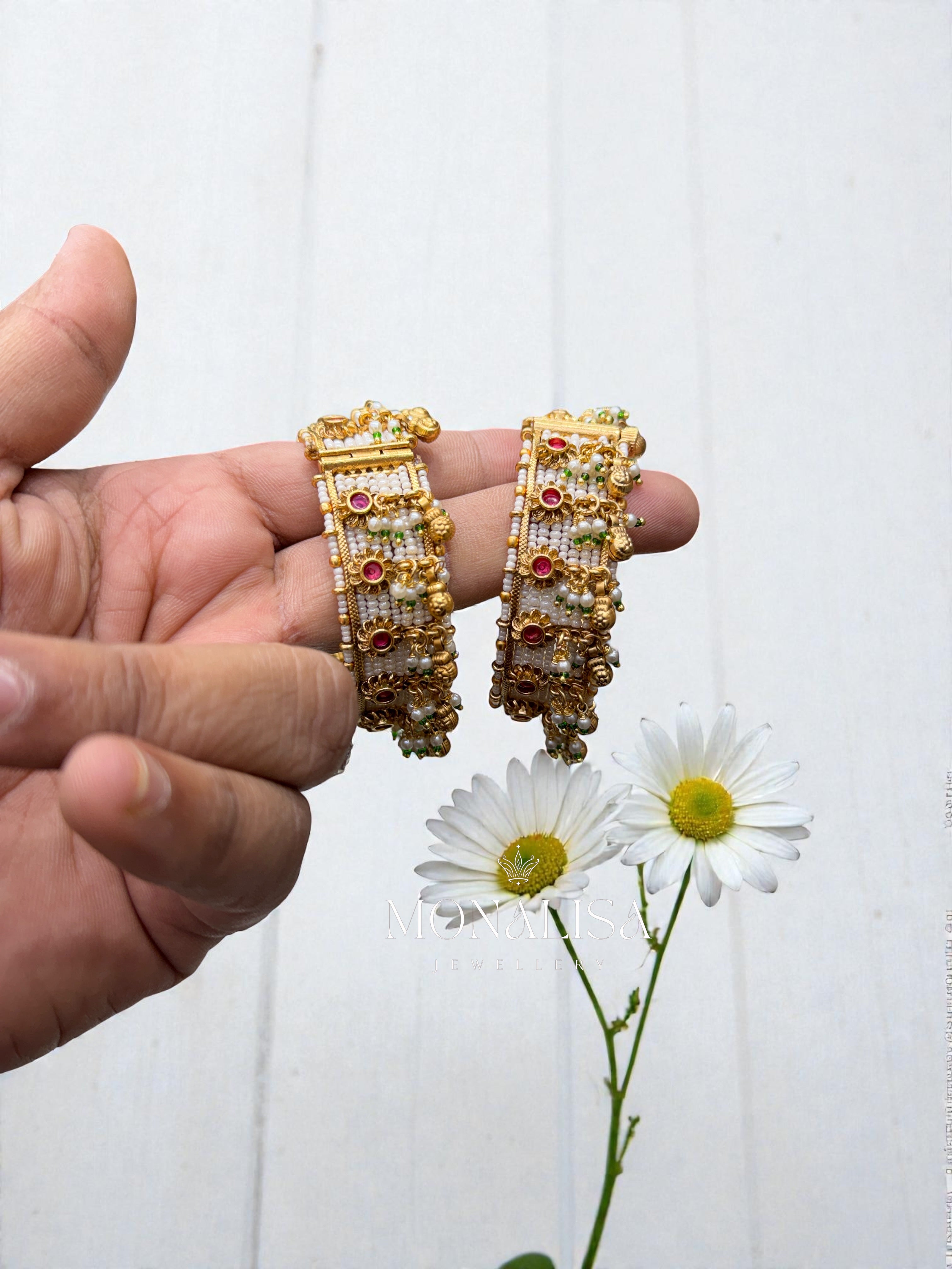 Rutva Antique Designer Bangles